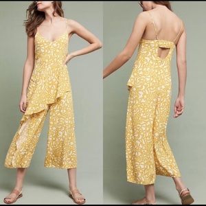 Maeve mustard romper jumpsuit EUC